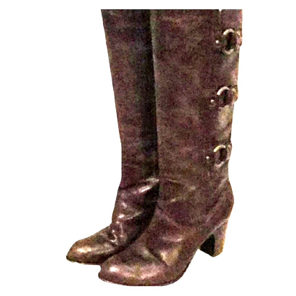 Frye Fiona 3 Buckle sz 9